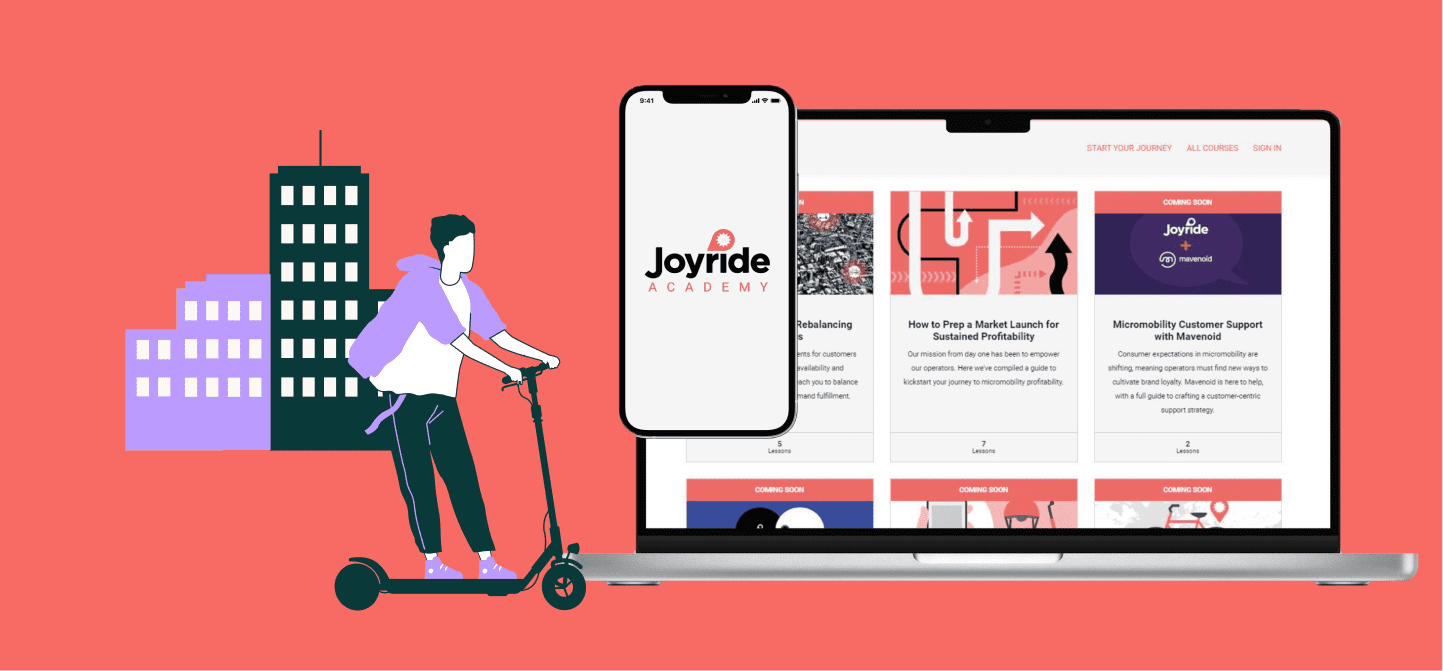 Joyride academy website launch