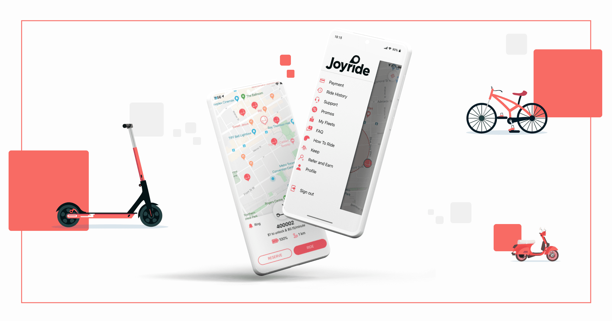 Micromobility Joyride app