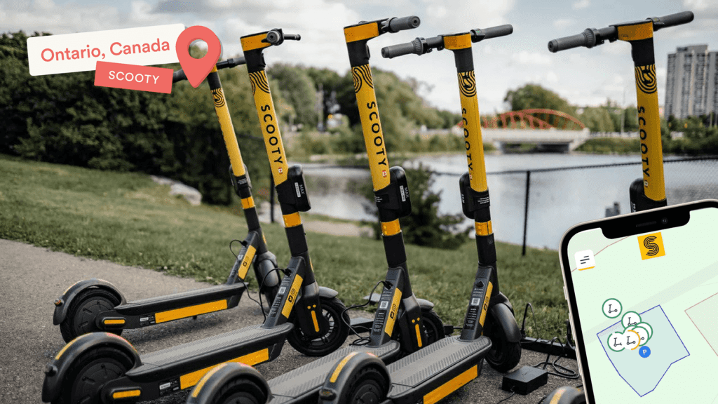 canadian micromobility provider SCOOTY scooters in brampton ontario canada