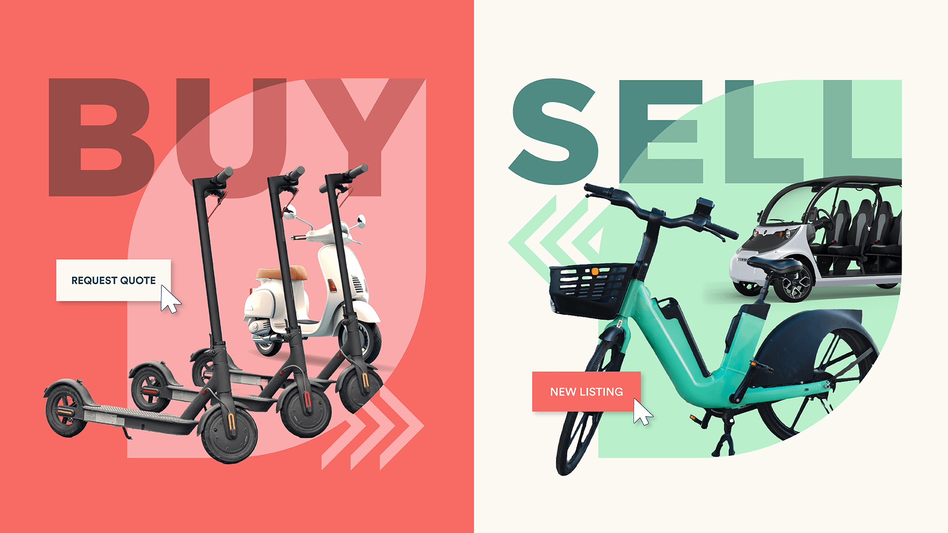 buy and sell e-scooters, e-bikes and e-mopeds on Joyride Garage