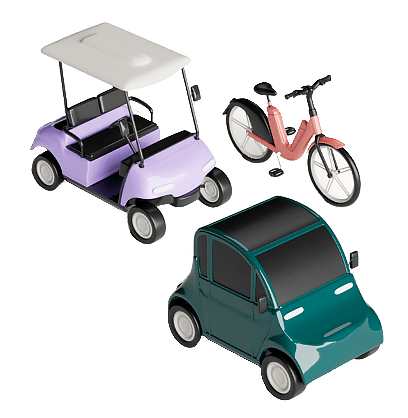 ebike golf cart and mini car