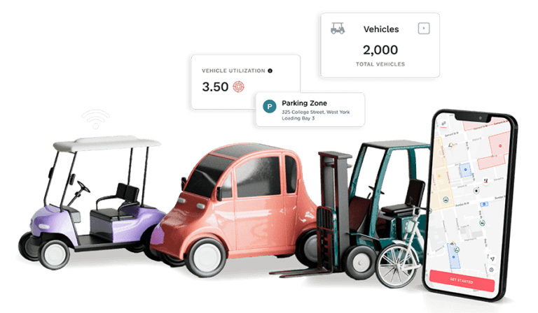 golf cart mini car forklift ebike smart connectivity through smartphone