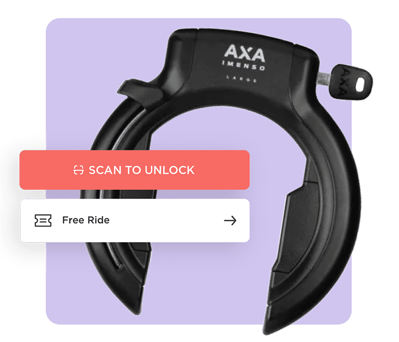 smart bike lock with software features