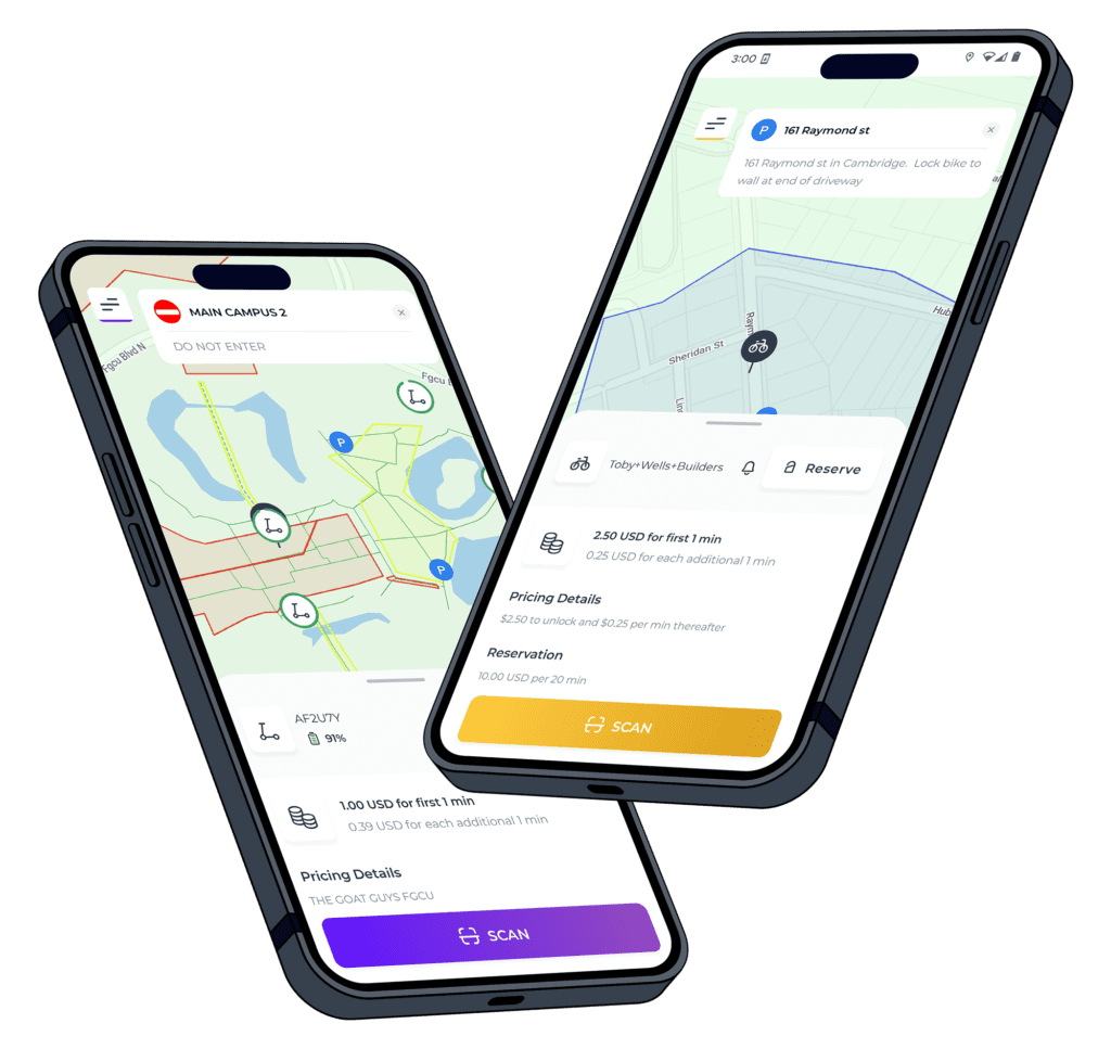 Joyride rider app with custom branding